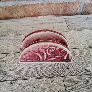 Artisan pottery Handmade Ceramic "Taco" Napkin Holder